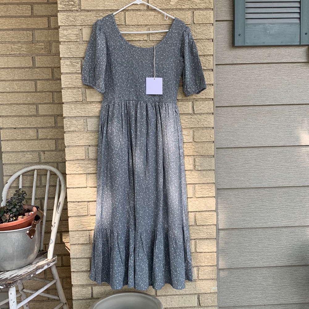 Little Cottonwood Parker Dress - Blue Floral